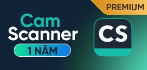 CamScanner Premium 1 năm - Nâng cấp chính chủ
